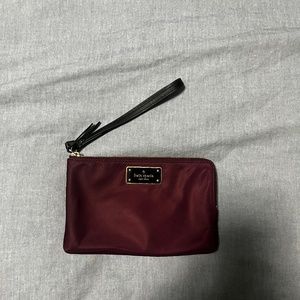 Kate Spade double zipper wristlet (excellent condition)